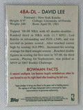 2009-10 Topps Bowman David Lee Auto #48ADL - New York Knicks