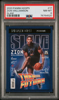 2020-21 Panini Hoops Slam #17 Zion Williamson New Orleans Pelicans PSA 8