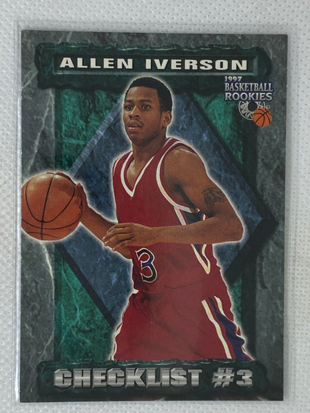 1997 Score Board Rookies #88 Allen Iverson Philadelphia 76ers