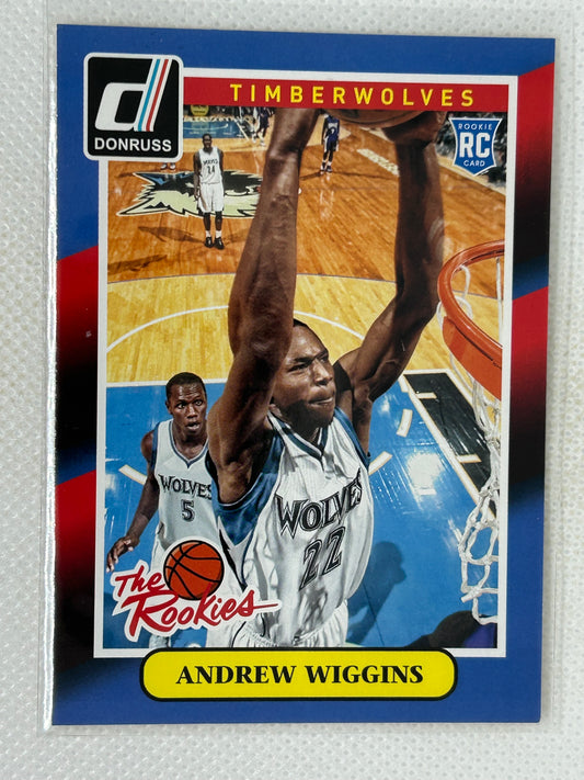 2014-15 Panini Donruss The Rookies #1 Andrew Wiggins Minnesota Timberwolves