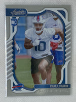 2022 Panini Absolute Football Rookie Khalil Shakir #179 Buffalo Bills