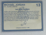 1989 Coca Cola Michael Jordan North Carolina Basketball Card #13