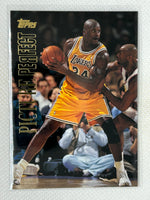 1999 Topps Picture Perfect Shaquille O'Neal PIC1 Los Angeles Lakers