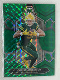 2024 Panini Mosaic Green Prizm Color Match #80 Christian Watson Green Bay Packers