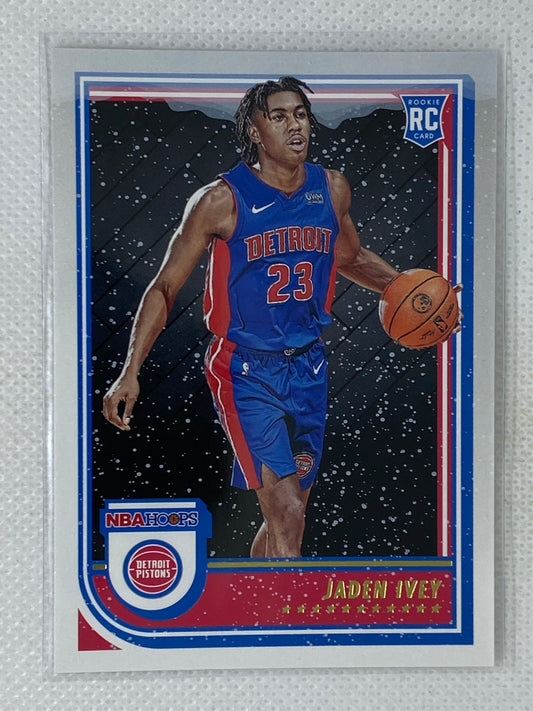 2022-23 Panini NBA Hoops Winter Holiday #235 Jaden Ivey Rookie Detroit Pistons