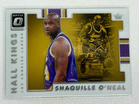 2017-18 Panini Optic Hall Kings # 19 Shaquille O'Neal Los Angeles Lakers