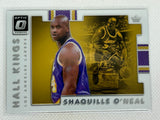 2017-18 Panini Optic Hall Kings # 19 Shaquille O'Neal Los Angeles Lakers