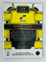 2023-24 Panini Select Rookie Keonte George #75 Utah Jazz