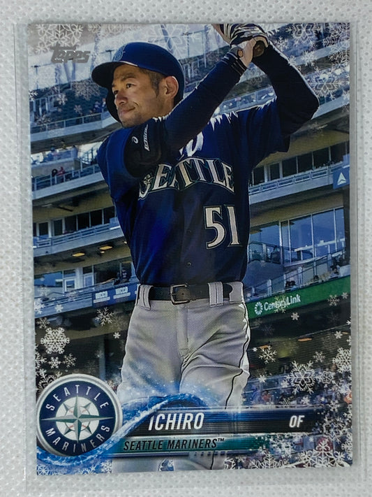 2018 Topps Holiday Baseball - Metallic SP - #HMW35 Ichiro Suzuki- Seattle Mariners