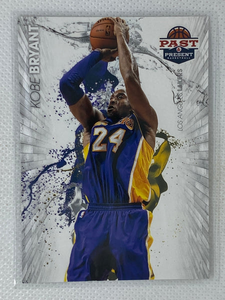 2012-13 Panini Past and Present Raining 3's Insert #9 Kobe Bryant Los Angeles Lakers