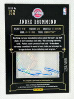 2012-13 Panini Timeless Treasures Glass Rookie Autograph #152 Andre Drummond /499 Detroit Pistons