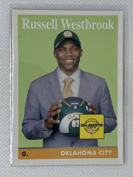 2008-09 Topps 1958-59 Variations Russell Westbrook #199 Rookie Card Oklahoma City Thunder