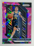 2018-19 Panini Prizm Grayson Allen Pink Cracked Ice Rookie #123 Utah Jazz