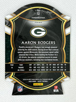 2020 Panini Select Concourse Purple Prizm Die Cut Aaron Rodgers #12 Green Bay Packers