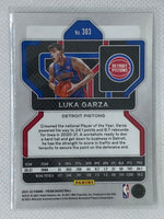 2021-22 Prizm Basketball Luka Garza #303 Rookie Base Panini Detroit Pistons