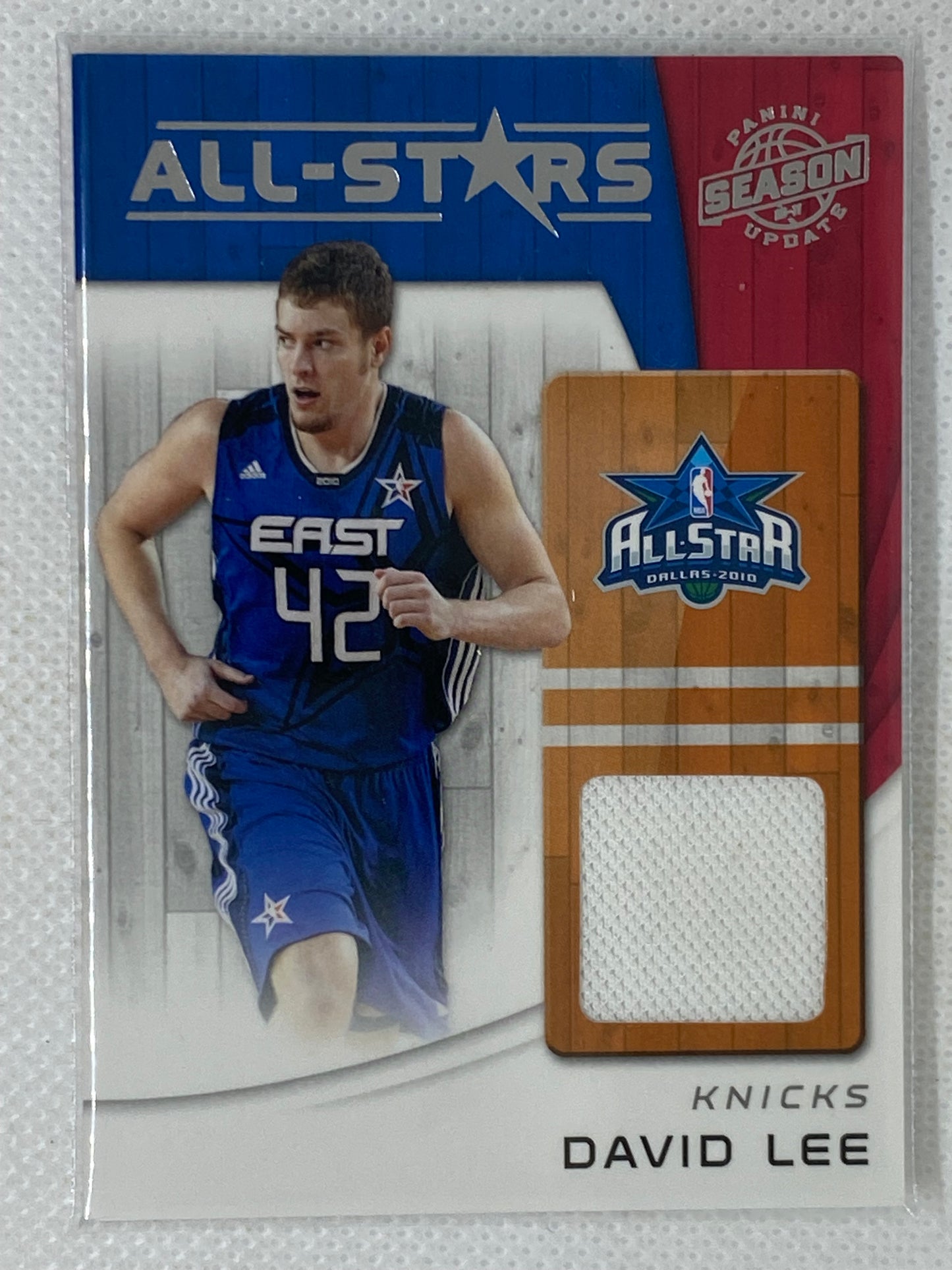 2010-11 Panini Season Update All-Stars Knicks Relic #7 David Lee