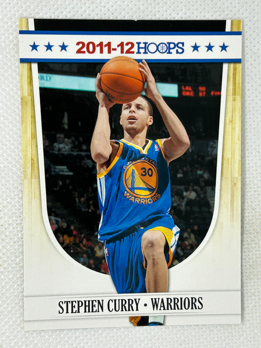 2010-11 Panini Classics 2011-12 NBA Hoops Previews Stephen Curry #20 Golden State Warriors