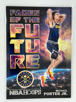 2018-19 Panini Hoops Faces of the Future #14 Michael Porter Jr. Denver Nuggets