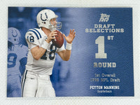 2011 Topps Rising Rookies Draft Selections DS-PM Peyton Manning Indianapolis Colts