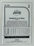 2019-20 Panini Hoops Tribute Winter #283 Shaquille O'Neal Los Angeles Lakers