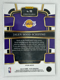 2023-24 Panini Select Silver Tectonic Rookie Jalen Hood-Schifino #99 Los Angeles Lakers