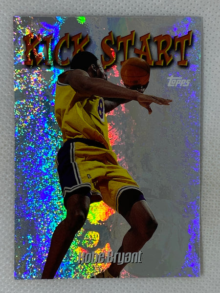 1998-99 Topps Kick Start Kobe Bryant #KS2 Super Rare Insert Los Angeles Lakers