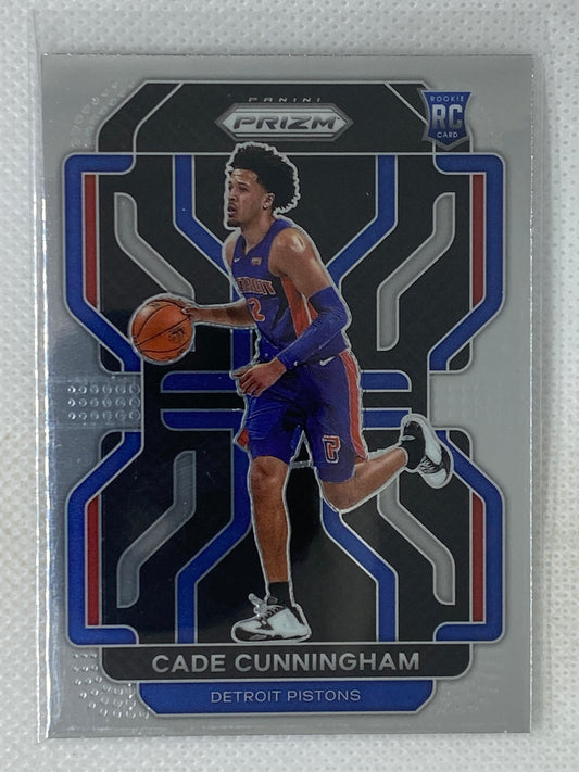 2021-22 Panini Prizm Cade Cunningham Rookie Card #282 Detroit Pistons