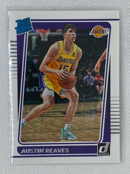 2021-22 Chronicles Donruss Rated Rookie Austin Reaves RC #298 Los Angeles Lakers