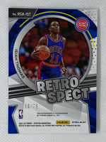 2021-22 Panini Spectra Retrospect Prizm Autograph RSA-IST Isiah Thomas /75 Detroit Pistons