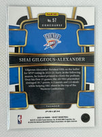 2023-24 Panini Select Silver #57 Shai Gilgeous-Alexander Oklahoma City Thunder