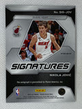 2023-24 Panini Prizm Signatures Prizms Silver #41 Nikola Jovic Autograph Miami Heat