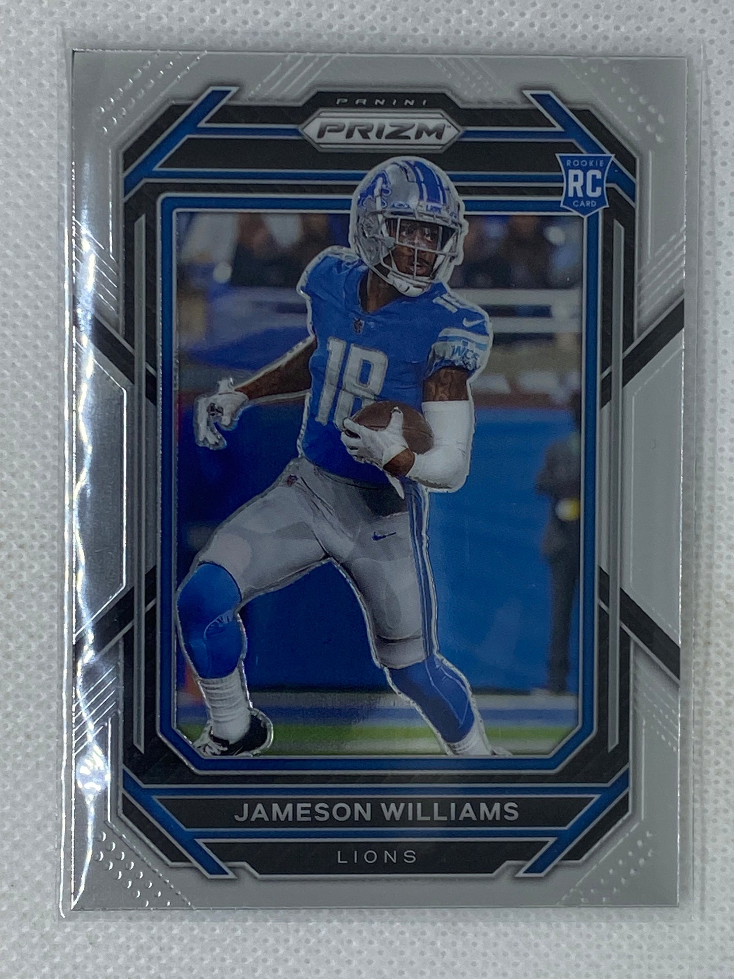 2022 Panini Prizm Base Rookie Jameson Williams #311 Detroit Lions