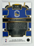 2023-24 Panini Select Rookie Brandin Podziemski #93 Golden State Warriors