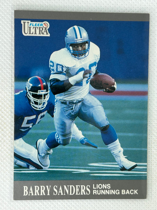 1991 Fleer Ultra Barry Sanders #169 Detroit Lions