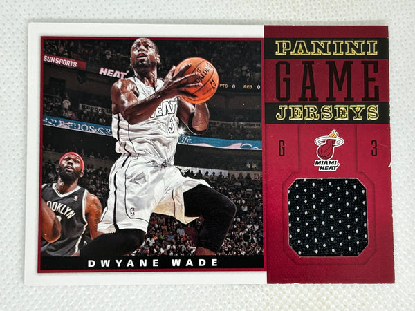 2012-13 Panini Game Jerseys Dwayne Wade #5 Miami Heat