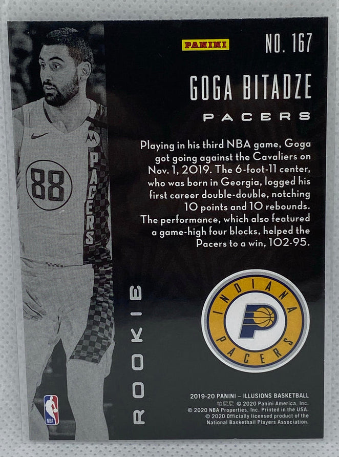 2019-20 Panini Illusions #167 Goga Bitadze RC