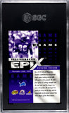 1998 Score E9 Barry Sanders EPIX Game Purple SSP SGC 9 Pop 1