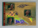 2007 Topps Trademark Moves Triple Autograph Ray Allen Glen Davis Gabe Pruitt TTI-APD /5 Boston Celtics