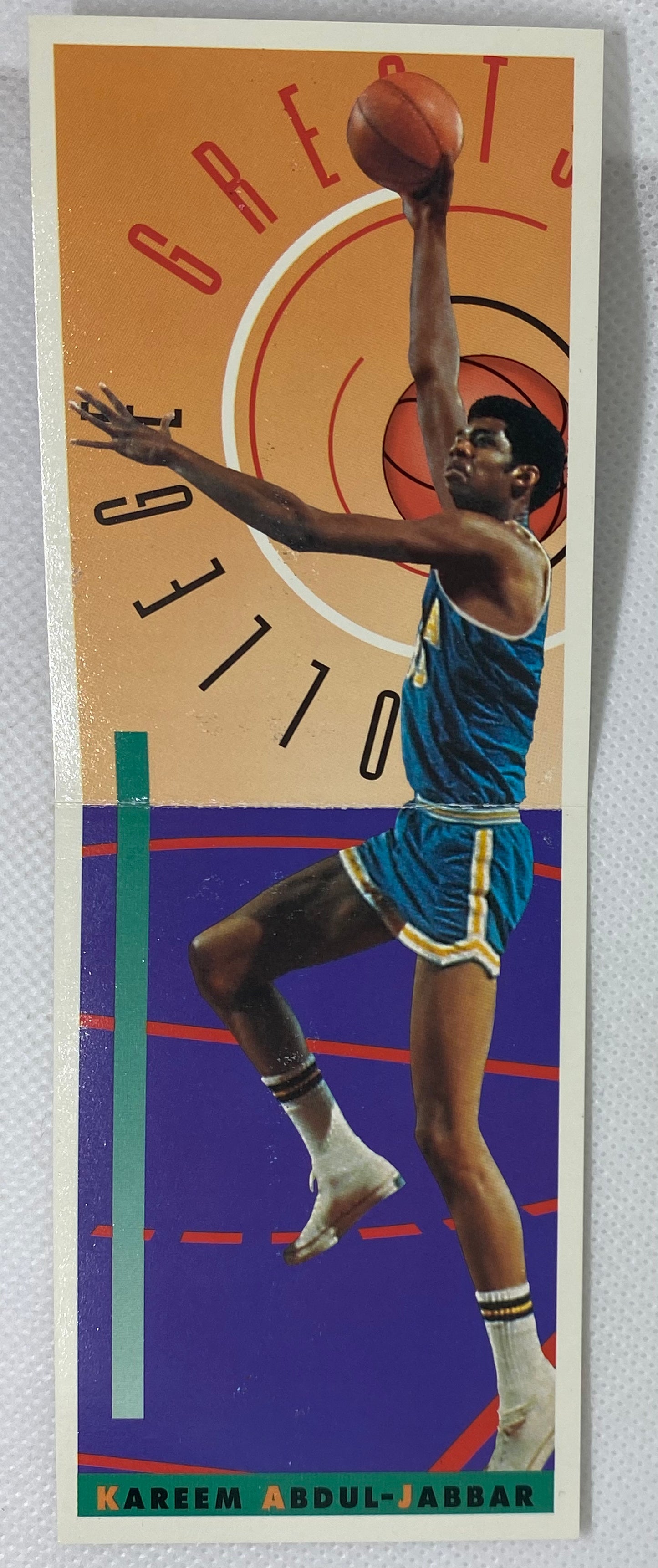 1993 Kellogs College Greats Kareem Abdul Jabbar UCLA Bruins Los Angeles Lakers Rare