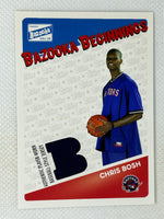 2003-04 Bazooka: Beginnings #BBE-CB Chris Bosh Rookie Jersey Toronto Raptors SP