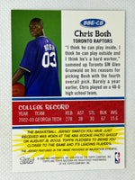 2003-04 Bazooka: Beginnings #BBE-CB Chris Bosh Rookie Jersey Toronto Raptors SP