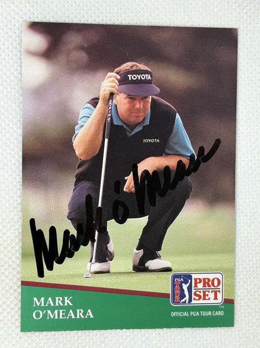 1991 Pro Set PGA Tour #113 Mark O'Meara Signed Card