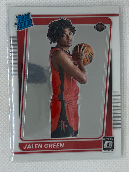 2021-22 Donruss Optic Rated Rookie Jalen Green #159 RC Houston Rockets