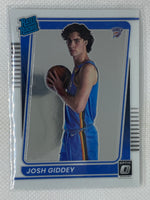 2021-22 Donruss Optic Rated Rookie Josh Giddey #152 Oklahoma City Thunder