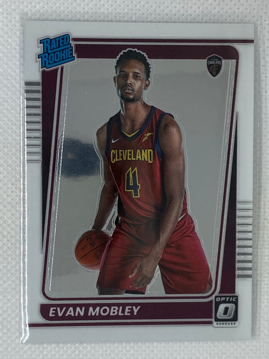 2021-22 Donruss Optic Rated Rookie Evan Mobley #175 Cleveland Cavaliers