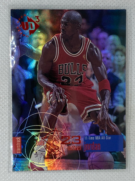 1997 Upper Deck UD3 Starstruck #23 Michael Jordan 11-Time All-Star