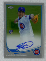 2013 Topps Chrome Rookie Auto Kyuji Fujikawa #130 Rookie Auto Chicago Cubs