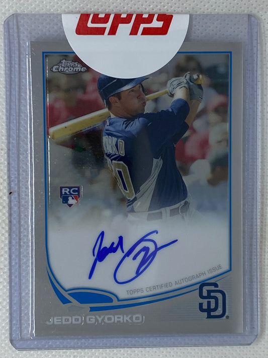 2013 Topps Chrome #178 Jedd Gyorko San Diego Padres Rookie Auto