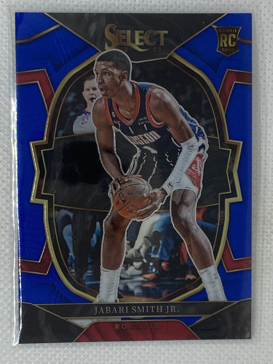 2022-23 Panini Select Jabari Smith Jr Concourse Blue #69 RC