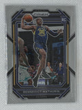 2022-23 Panini Prizm Basketball Benedict Mathurin #254 Indiana Pacers